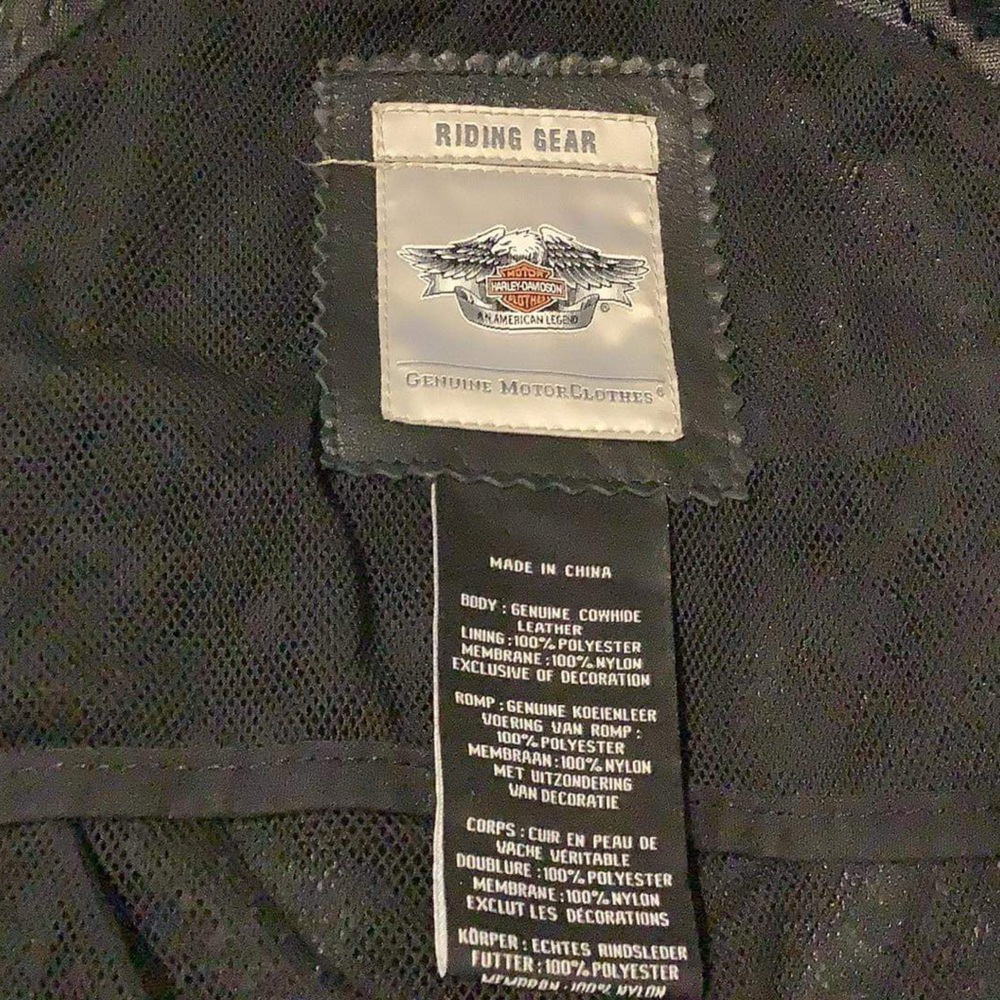Harley Davidson Women’s Leather Jacket - Picture 5 of 5